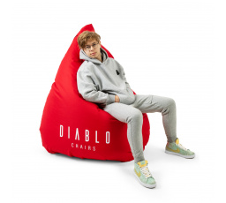 Herné sedacie vrece, červené