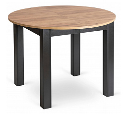 Stôl HARRY Rozkladací 102-142 cm Dub Craft/Čierny