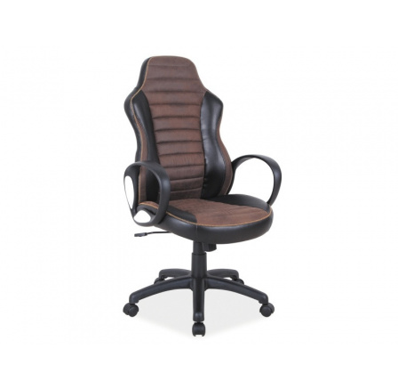 Kancelárske kreslo Q-212 /čierne, hnedé