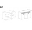 Komoda NATURAL N8 Ribbeck