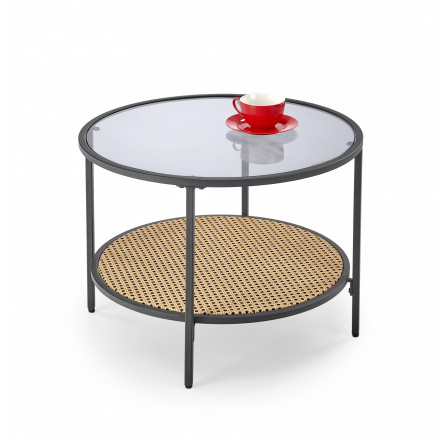 Konferenčný stolík DAKOTA, dymová/prírodná