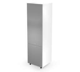 Skriňa pre vstavanú chladničku VENTO DL-60/214, svetlosivá