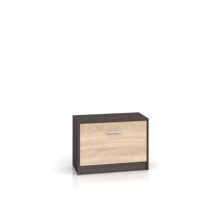 Skriňa na topánky NEPO SFK1K Wenge/Dub Sonoma