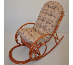 Vankúš na hojdacie kreslo látka levanduľa