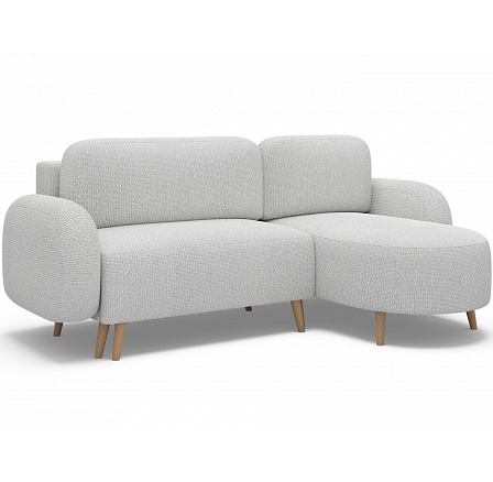 Bawal corner sofa with sleeping function and storage compartment, light grey bouclé, right-hand side Tonall 03 188x100 Right 1