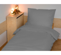 Obliečky francúzske bavlna UNI 200x200,70x90 antracit