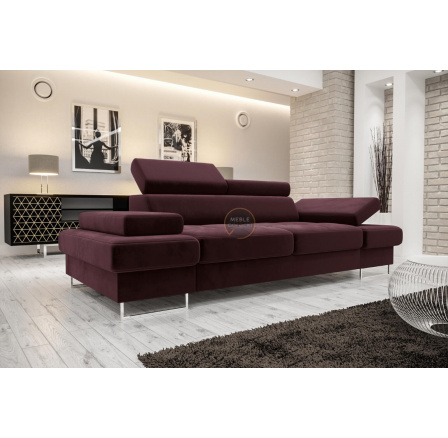 Sofa GALAXY II 235 cm - vínová