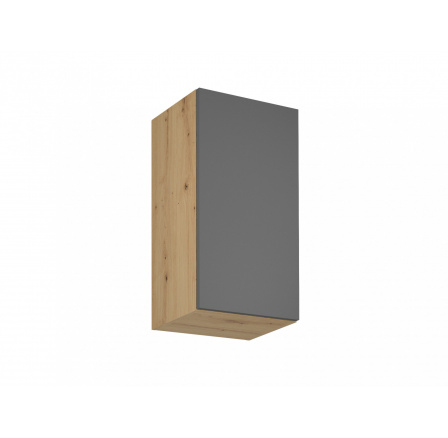 Langen G40 P/L horná doska kuchynskej linky, sivá/dub artisan