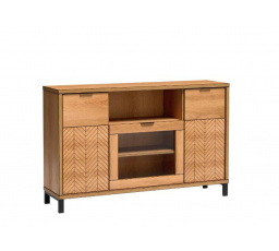 Komoda Fonti F4 s nožičkami Dub karamel