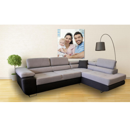 Rohová sedacia súprava Dolly P sivá svetlý stred Rohová sedacia súprava Dolly P sivá svetlý stred