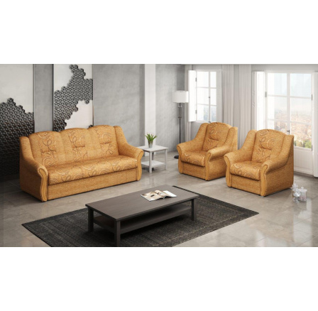 Sedacia súprava Alice 3F+1+1 žltá