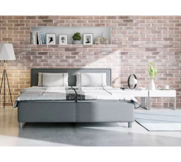 Posteľ Portland 180x200 sivá