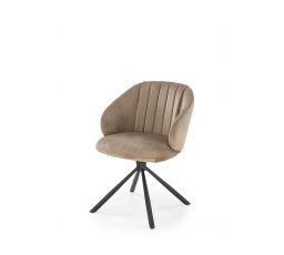 Jedálenská otočná stolička K533, Cappuccino/čierna