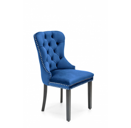 Jedálenská stolička MIYA, modrý zamat