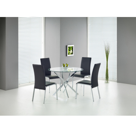 Jedálenský stôl RAYMOND, transparentný