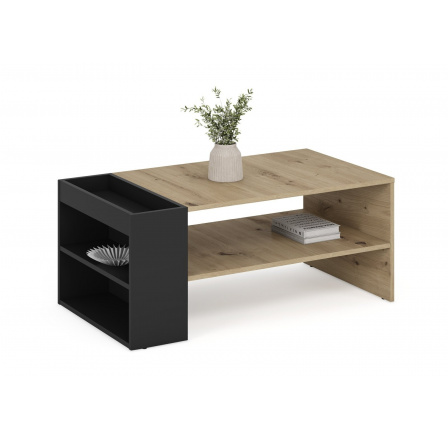 Konferenčný stôl MURCIA, Dub Artisan/Čierna