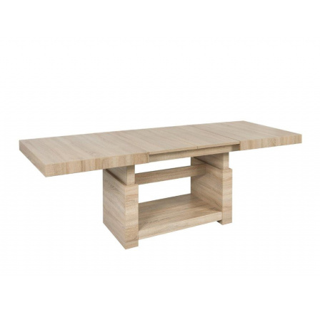 stôl HEZE MAX dub sonoma (skladací: dĺžka 220 cm - výška 80,5 cm)