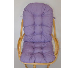 Vankúš na kreslo Havai látka fialové zvýraznenia