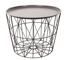 Stolík/ kôš Avignon béžový tmavý