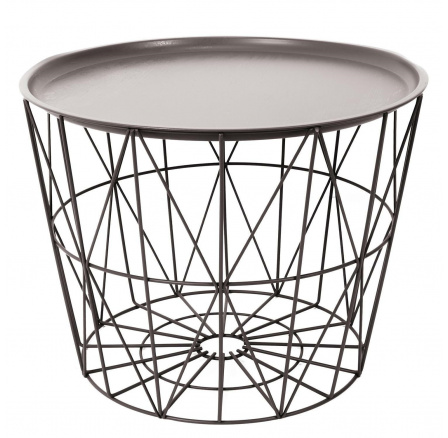 Stolík/ kôš Avignon béžový tmavý