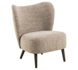 Kreslo Elmont mocca/ čierne