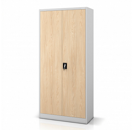 Kancelárska skriňa na dokumenty kovová šedá / dub sonoma: Eco Design JANA H 900 x 1950 x 400 mm Kancelárska skriňa na dokumenty kovová šedá / dub sonoma: Eco Design JANA H 900 x 1950 x 400 mm