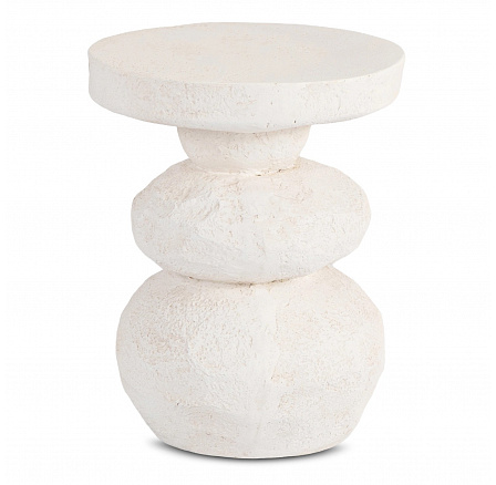 Stolík LOVI 41 cm Krémový/Béžový Moderný Stolík LOVI 41 cm Krémový/Béžový Moderný