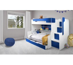 Poschodová posteľ Harry 3 modrá
