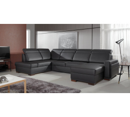 Rohová sedacia súprava v tvare U SALVO I, ľavá