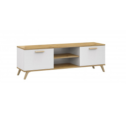 TV komoda ROKY 1, Dub remeselný/biela