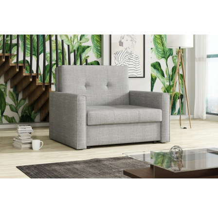 Hnedé rozkladacie kreslo Vivian Bis I