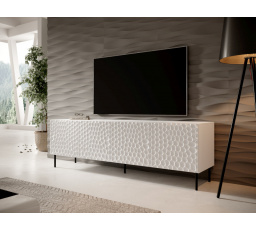 TV komoda HOLE 190, biela matná/biela matná