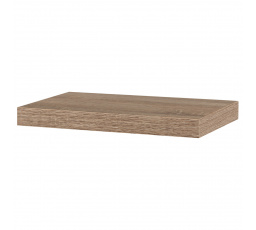 Nástenná polica 40 cm, MDF, 3D dekor dub sonoma, balené v ochrannej fólii