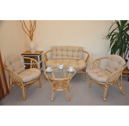 Podušky na súpravu Bahama veľká komplet svetlo béžový melír