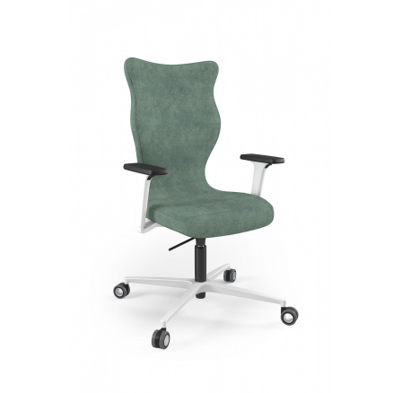 Kancelárske otočné kreslo ZODIAC , biele Cloud 23 veľkosť 7