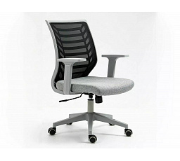 Kancelárska stolička Q-320, Čierna/Sivá