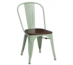Stolička Paris Wood zelená borovica orech