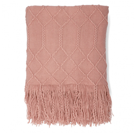 LOOP Deka ružová 130x170 cm LOOP Deka ružová 130x170 cm