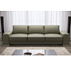 Sofa ZARA DL 270 cm prírodná koža - biela koža
