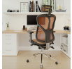 Ergonomické kancelárske herné kreslo Basic, čierno-oranžová