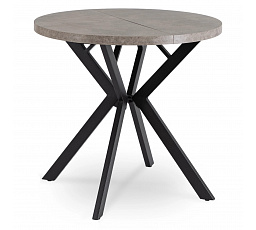 Stôl DORIAN Rozkladací 80-160 cm Betón/Čierny