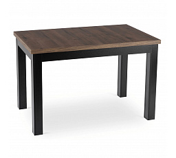 Stôl SKUBI Rozkladací 120-160 cm Orech/Čierny