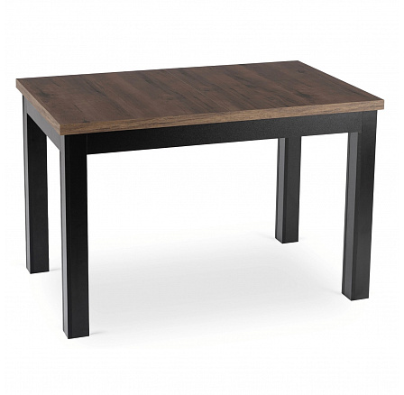 Stôl SKUBI Rozkladací 120-160 cm Orech/Čierny