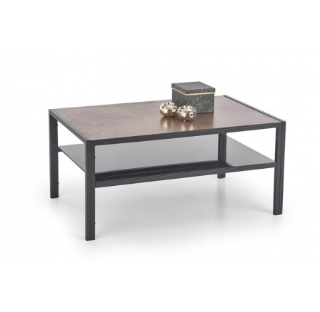 Konferenčný stôl OMEGA /imitácia kameňa+čierna