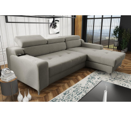 Rohová sedacia súprava Darina Premium P sivá