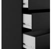 Komoda SIMPLICITY 231, Čierny mat