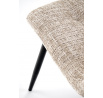 Jedálenská stolička K547, Béžová/Čierna