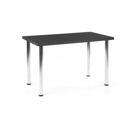 MODEX 120 farba stolovej dosky - antracit, nohy - chróm (2ks=1ks)