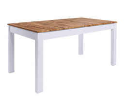 Jedálenský stôl HOLTEN/2 STO, dub wotan/biela