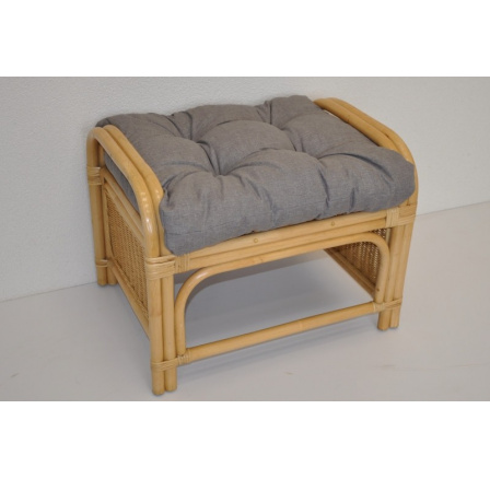 Ratanová stolička Ear honey grey liner